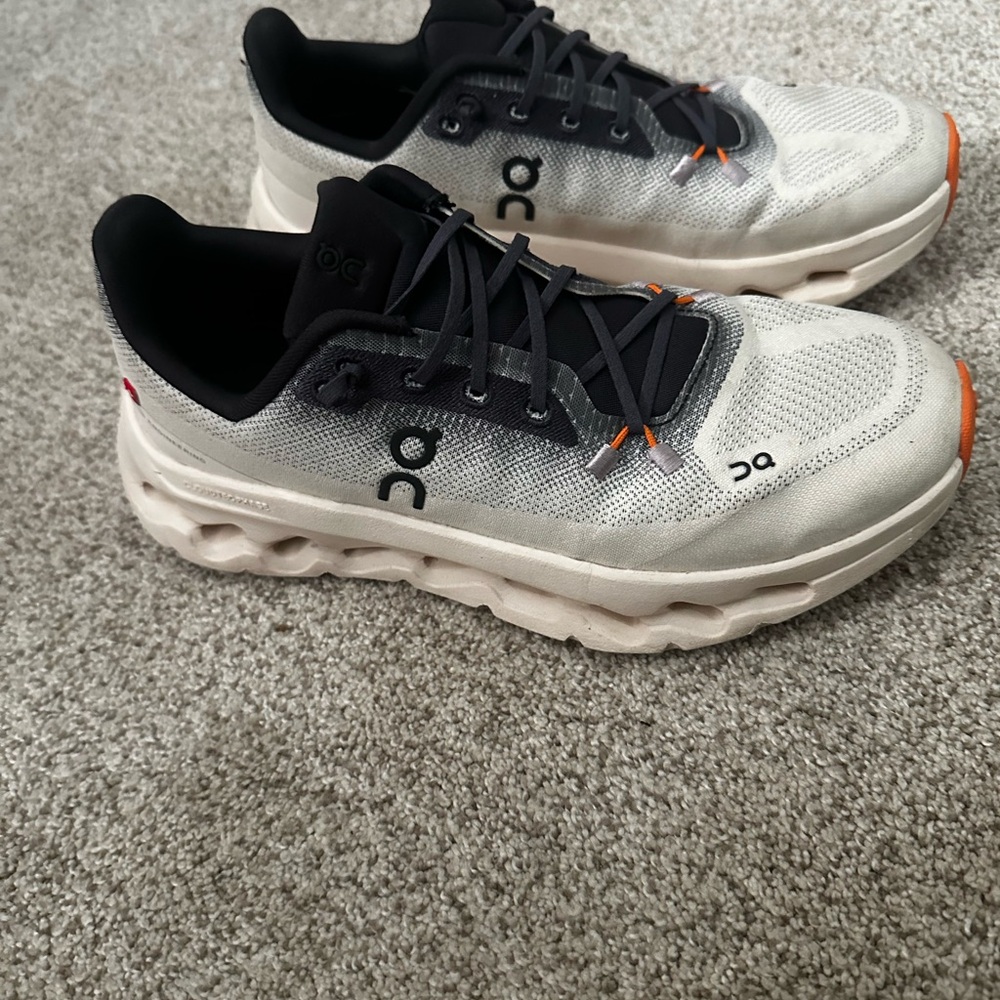 On Running Shoes in Black and Cream